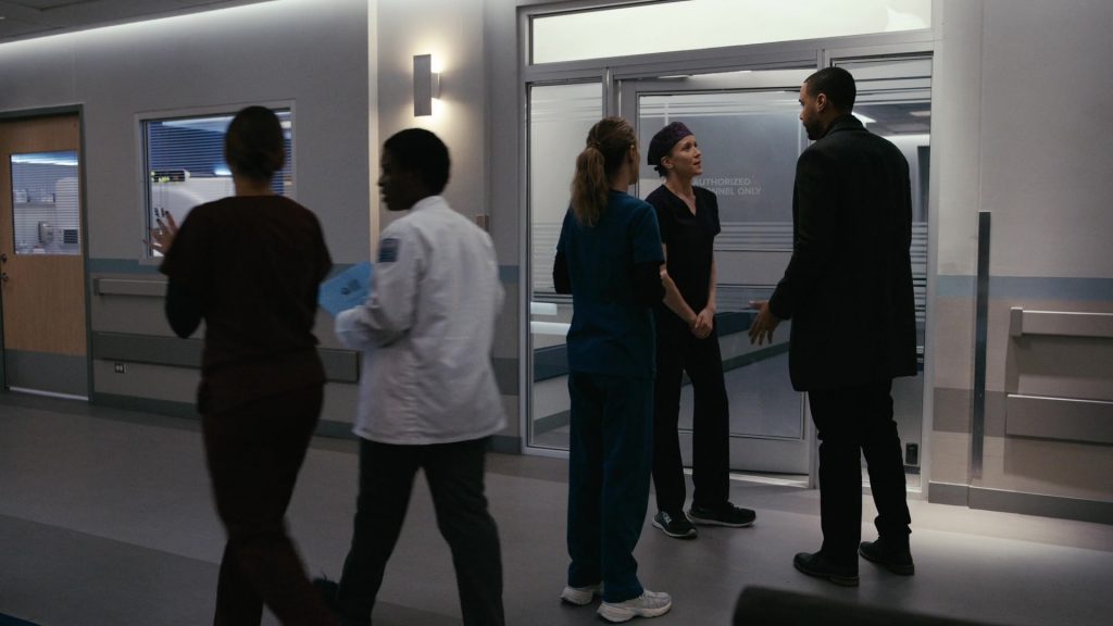 Nike and Hoka Sneakers in Chicago Med S10E12 “In the Wake” (2025) (Image 2)
