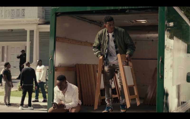Nike x UNDFTD Air Force 1 Low SP Sneakers of Jabari Banks as Will Smith in Bel-Air S01E03 “Yamacraw” (2022) (Image 1)