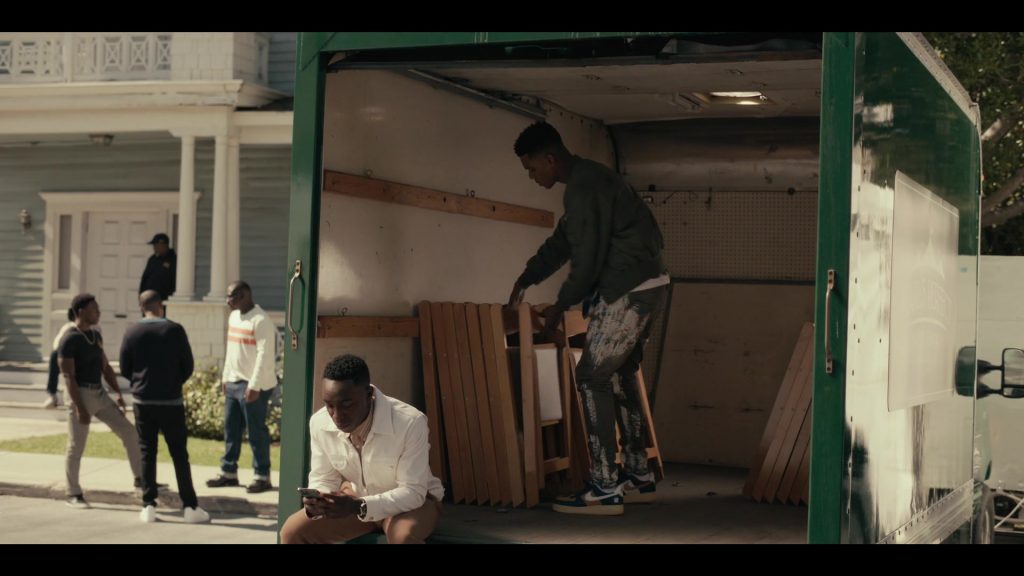 Nike x UNDFTD Air Force 1 Low SP Sneakers of Jabari Banks as Will Smith in Bel-Air S01E03 “Yamacraw” (2022) (Image 2)