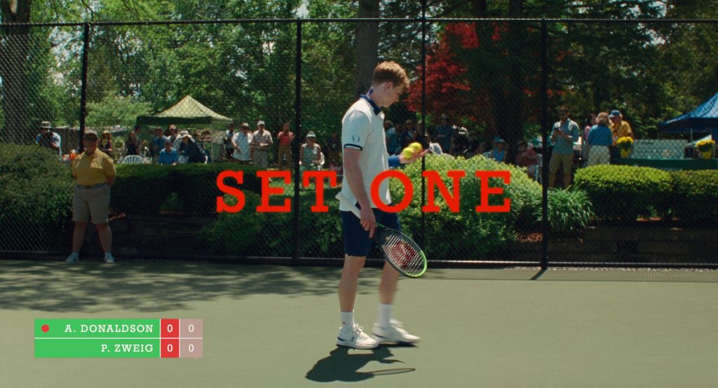 ON Shoes and Wilson Tennis Rackets in Challengers (2024) (Image 1)
