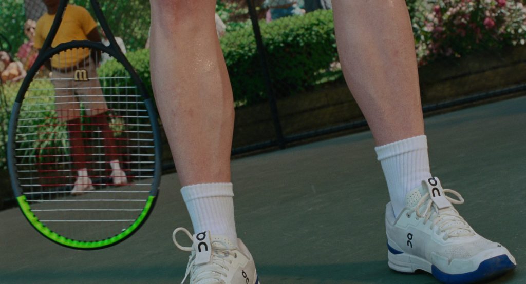 ON Shoes and Wilson Tennis Rackets in Challengers (2024) (Image 2)