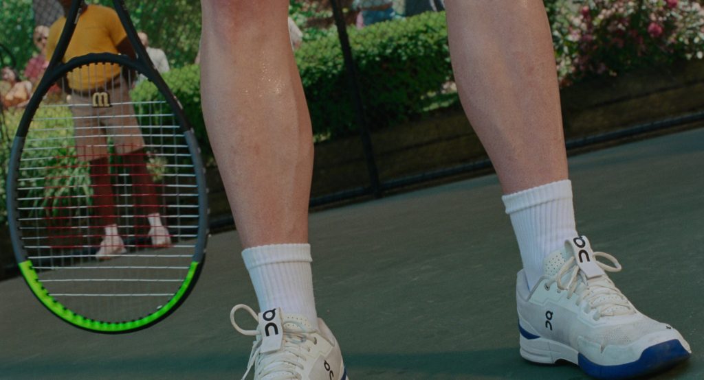 ON Shoes and Wilson Tennis Rackets in Challengers (2024) (Image 6)