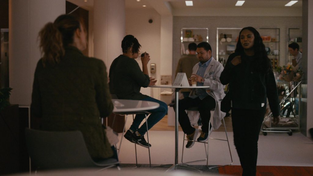 ON Sneakers in Chicago Med S10E04 “Blurred Lines” (2024) (Image 1)