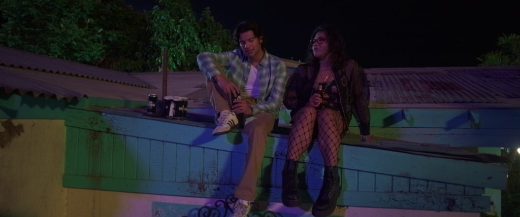 Old Sheepdog Brewery Beer and Adidas Sneakers of Xolo Maridueña as Jaime Reyes in Blue Beetle (2023) (Image 10)
