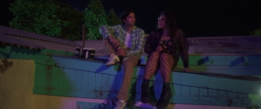 Old Sheepdog Brewery Beer and Adidas Sneakers of Xolo Maridueña as Jaime Reyes in Blue Beetle (2023) (Image 11)