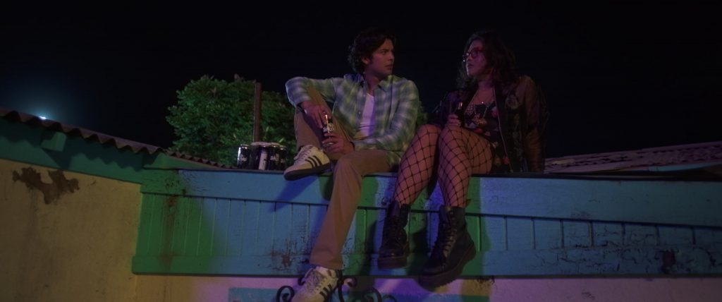 Old Sheepdog Brewery Beer and Adidas Sneakers of Xolo Maridueña as Jaime Reyes in Blue Beetle (2023) (Image 17)