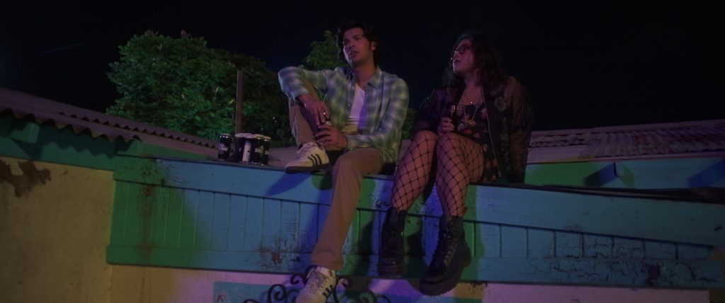 Old Sheepdog Brewery Beer and Adidas Sneakers of Xolo Maridueña as Jaime Reyes in Blue Beetle (2023) (Image 19)