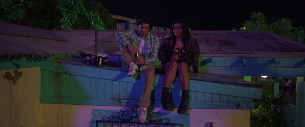 Old Sheepdog Brewery Beer and Adidas Sneakers of Xolo Maridueña as Jaime Reyes in Blue Beetle (2023) (Image 6)