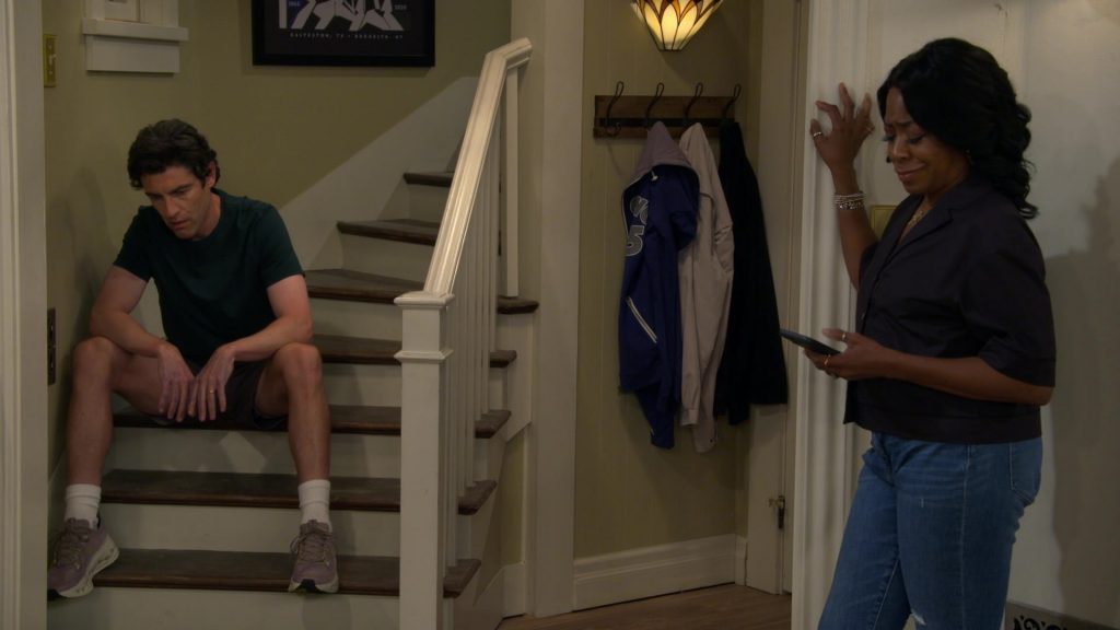 On Cloudsurfer Max running shoes in The Neighborhood S08E04 “Welcome to Family Value” (2025) (Image 1)
