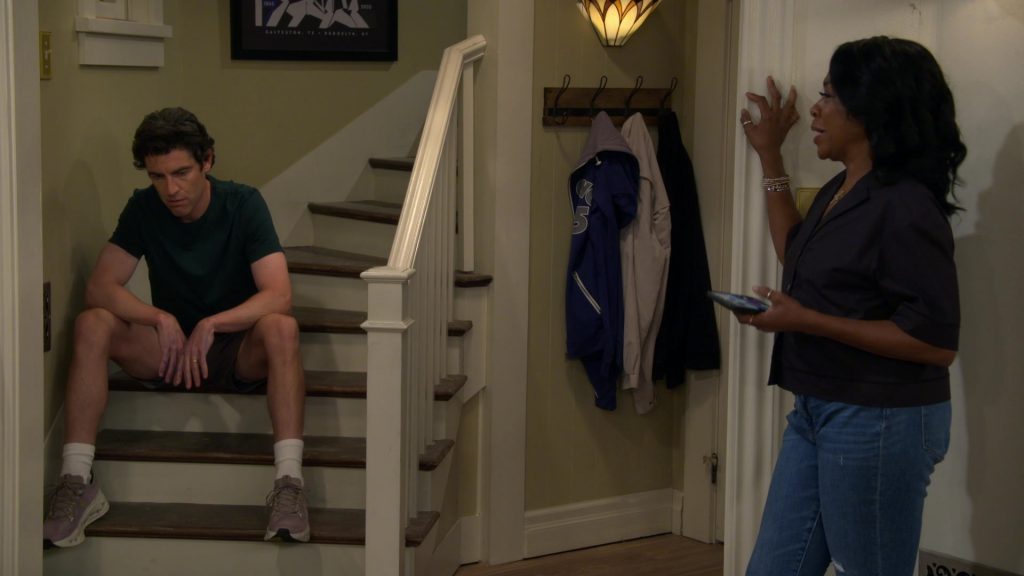 On Cloudsurfer Max running shoes in The Neighborhood S08E04 “Welcome to Family Value” (2025) (Image 2)
