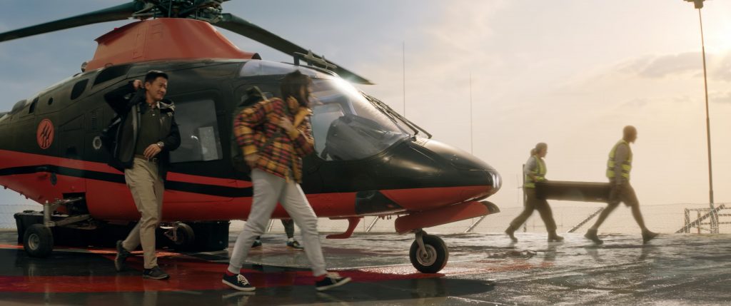 On Men's Sneakers Worn by Wu Jing as Jiuming Zhang in Meg 2 - The Trench (2023) (Image 1)