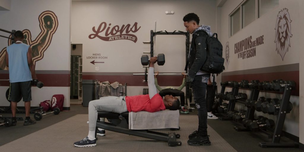 On Shoes in All American - Homecoming S02E03 “Me, Myself & I” (2022) (Image 1)
