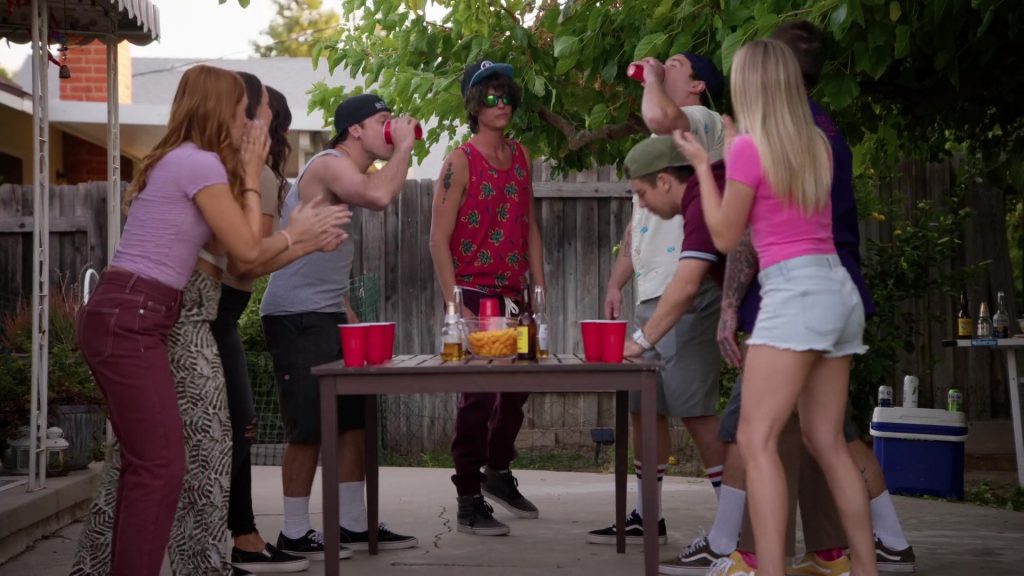 Pacifico, Corona, Modelo, Vans Shoes in The Real Bros of Simi Valley - The Movie (2024) (Image 2)