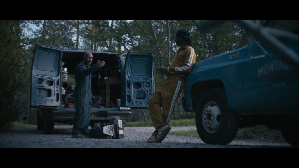 Palm Angels Tracksuit, Nike Sneakers in Tulsa King S03E02 “The Fifty” (2025) (Image 4)