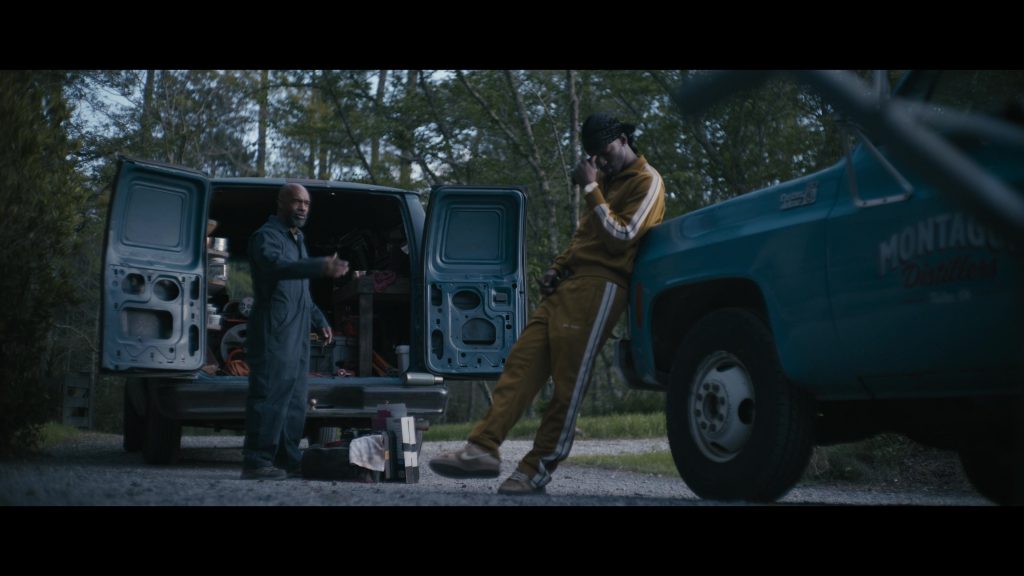 Palm Angels Tracksuit, Nike Sneakers in Tulsa King S03E02 “The Fifty” (2025) (Image 5)