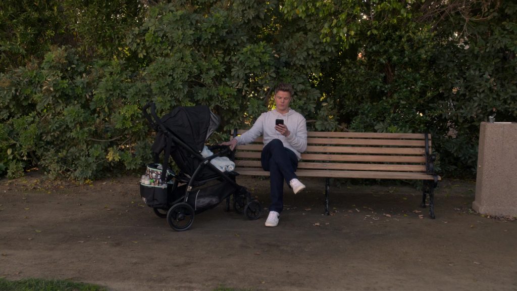 Peg Perego Stroller, Nike Shoes in Leanne S01E09 “Chipmunk in the Drywall” (2025) (Image 2)