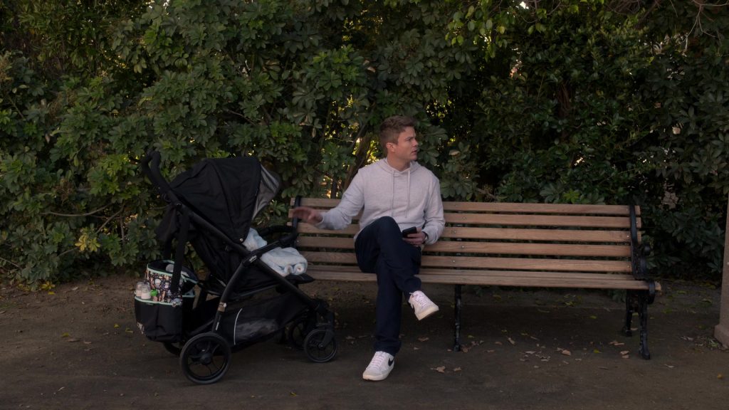 Peg Perego Stroller, Nike Shoes in Leanne S01E09 “Chipmunk in the Drywall” (2025) (Image 6)