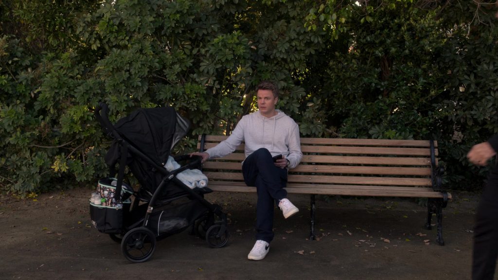 Peg Perego Stroller, Nike Shoes in Leanne S01E09 “Chipmunk in the Drywall” (2025) (Image 7)