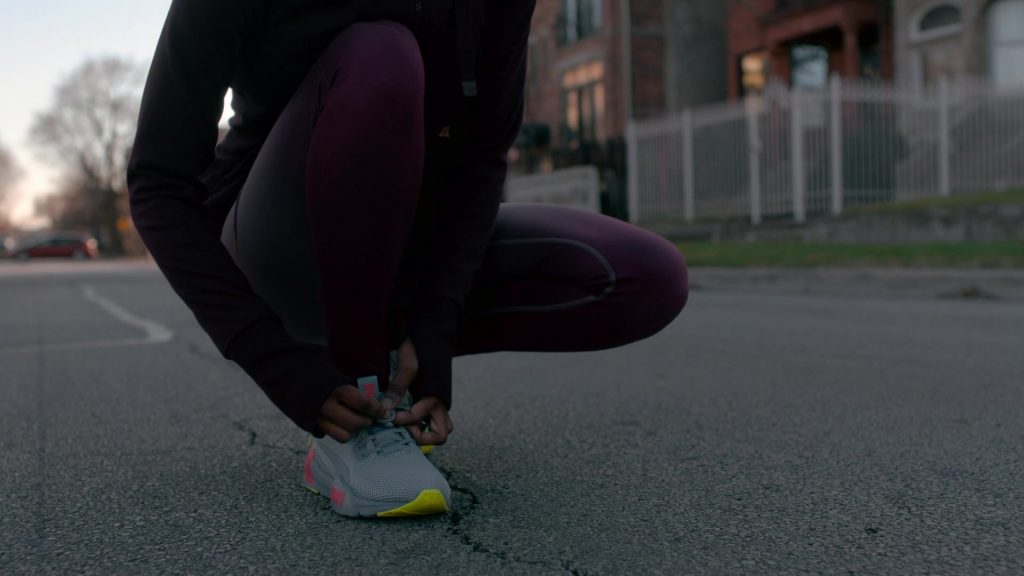 Puma Cell Phase Gray Training Shoes in The Chi S03E10 “A Couple, Two, Three” (2020) (Image 1)