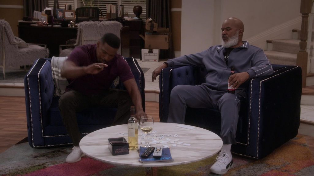 Puma Clyde Sneakers of David Alan Grier as Pops Dixon in Dad Stop Embarrassing Me! S01E03 “#YeezysAndShrimp” (2021) (Image 1)