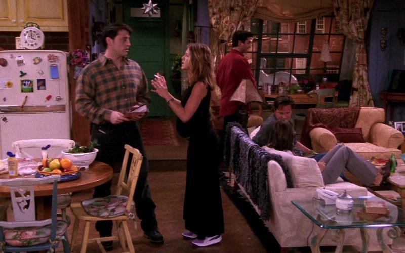 Puma Purple Sneakers Worn by Jennifer Aniston (Rachel Green) in Friends Season 8 Episode 19 “The One With Joey’s Interview” (2002) (Image 1)