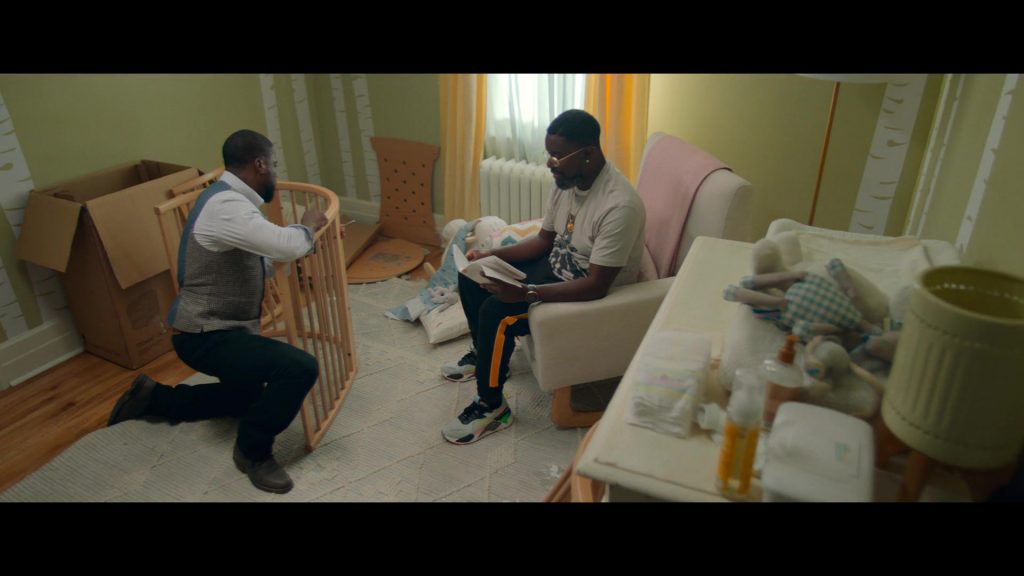 Puma RS-X Fourth Dimension Sneakers of Lil Rel Howery as Jordan in Fatherhood (2021) (Image 1)
