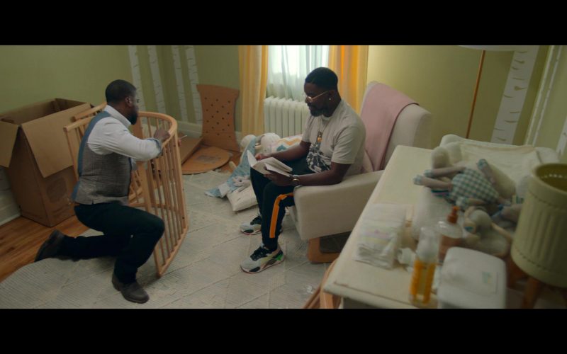 Puma RS-X Fourth Dimension Sneakers of Lil Rel Howery as Jordan in Fatherhood (2021) (Image 1)