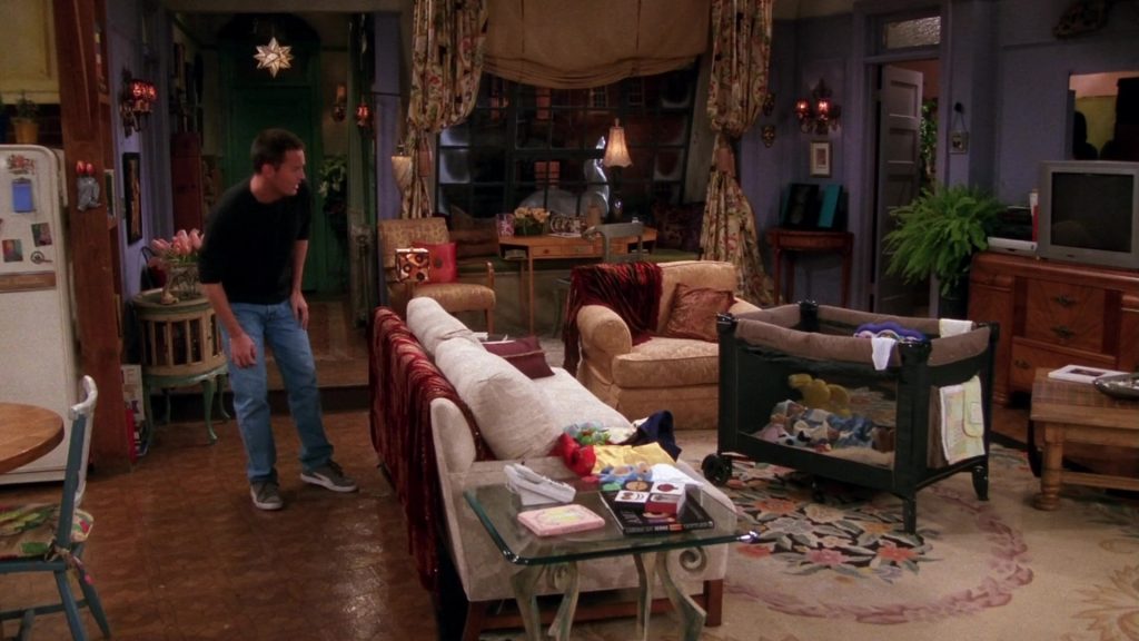 Puma Shoes Worn by Matthew Perry (Chandler Bing) in Friends Season 9 Episode 14 “The One With the Blind Dates” (2003) — (Image 1)