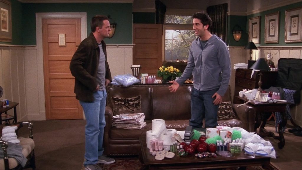 Puma Shoes Worn by Matthew Perry (Chandler Bing) in Friends Season 9 Episode 19 “The One With Rachel’s Dream” (2003) (Image 1)