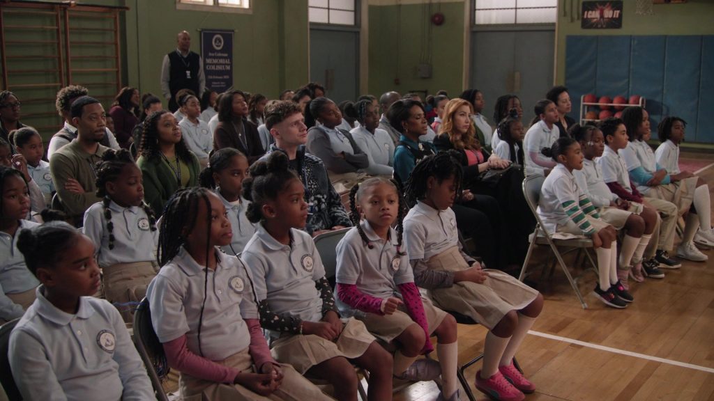 Puma Shoes in Abbott Elementary S05E15 “Safety Day” (2026) (Image 1)