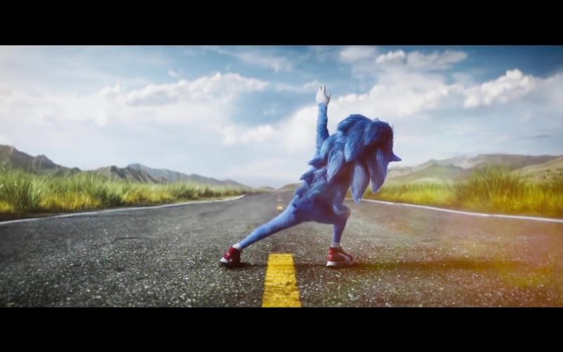 Puma Sneakers (Red) Worn by Sonic in Sonic the Hedgehog (Trailer) (2020) (Image 1)