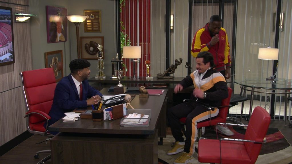 Puma Sneakers in The Neighborhood S07E15 “Welcome to the Signature Service Loyalty Rewards Program” (2025) (Image 1)