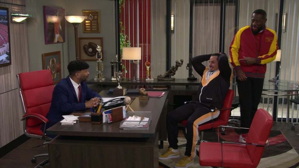 Puma Sneakers in The Neighborhood S07E15 “Welcome to the Signature Service Loyalty Rewards Program” (2025) (Image 2)