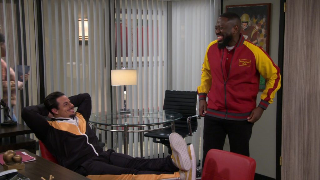 Puma Sneakers in The Neighborhood S07E15 “Welcome to the Signature Service Loyalty Rewards Program” (2025) (Image 6)