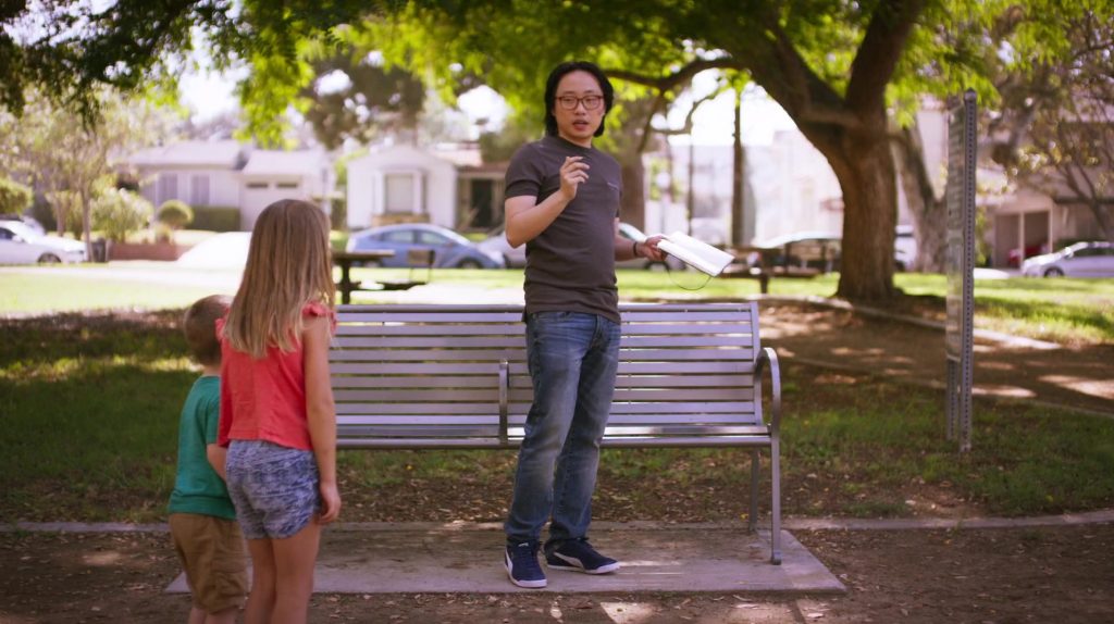 Puma Sneakers of Jimmy O. Yang as Will O'Brien in The Opening Act (2020) (Image 3)