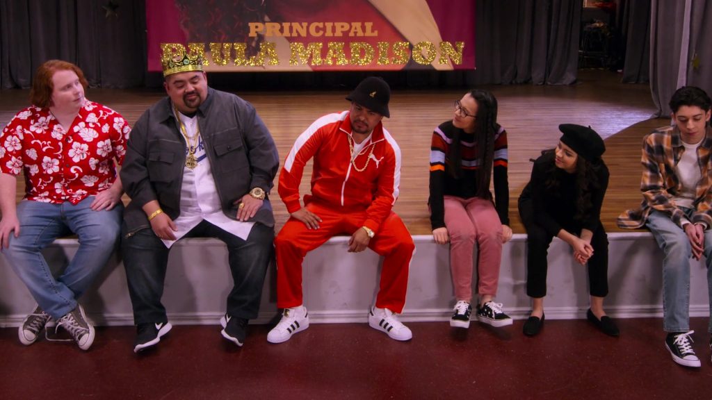 Puma Tracksuit, Adidas Sneakers and Kangol Hat Worn by Jacob Vargas in Mr. Iglesias – Season 1, Episode 7, “Talent Show” (2019) (Image 8)