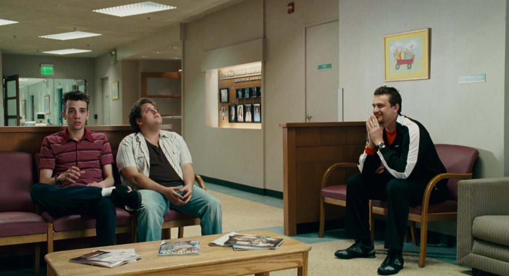 Puma Tracksuit and Sneakers Worn by Jason Segel in Knocked Up (2007) (Image 2)