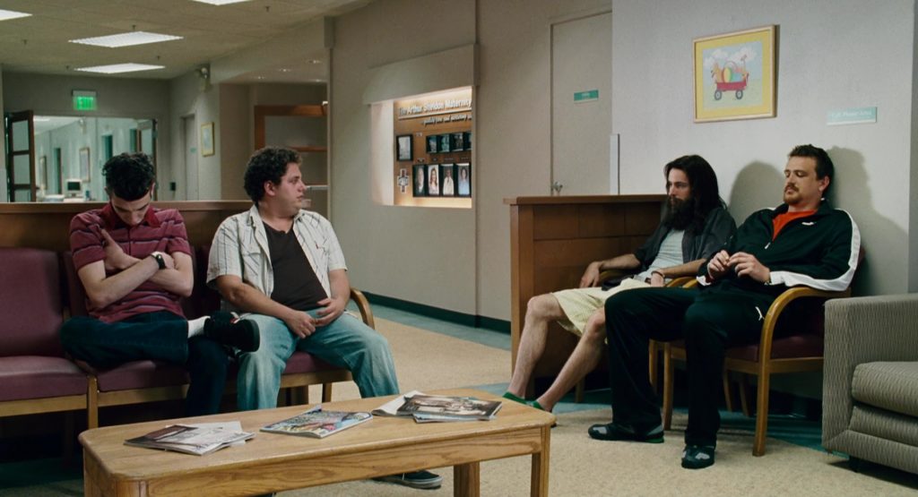 Puma Tracksuit and Sneakers Worn by Jason Segel in Knocked Up (2007) (Image 4)