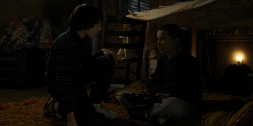Puma White Sneakers Worn by Finn Wolfhard (Mike) in Stranger Things - The Body (2016) (Image 1)