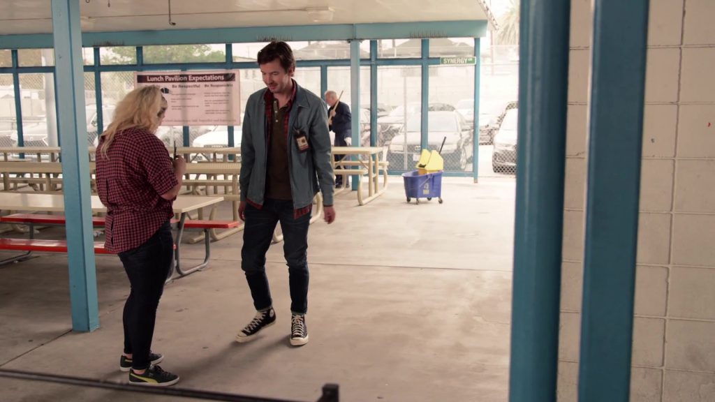 Puma Women's Shoes of Emma Hunton as Davia Moss and Converse Men's Shoes in Good Trouble S03E03 “Whoosh, Pow, Bang” (2021) (Image 1)