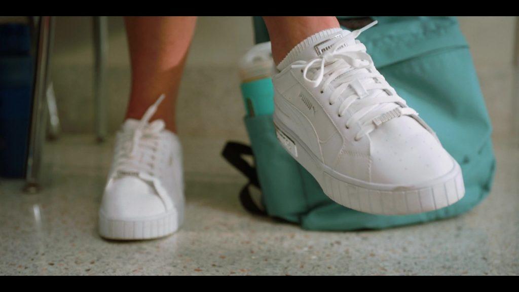 Puma Women's White Shoes of Ava Michelle as Jodi Kreyman in Tall Girl 2 (2022) (Image 1)