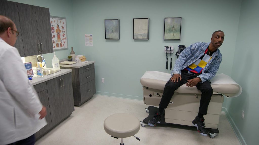 Purell Hand Sanitizer and Nike Air Jordan Sneakers in Curb Your Enthusiasm S12E04 “Disgruntled” (2024) (Image 3)