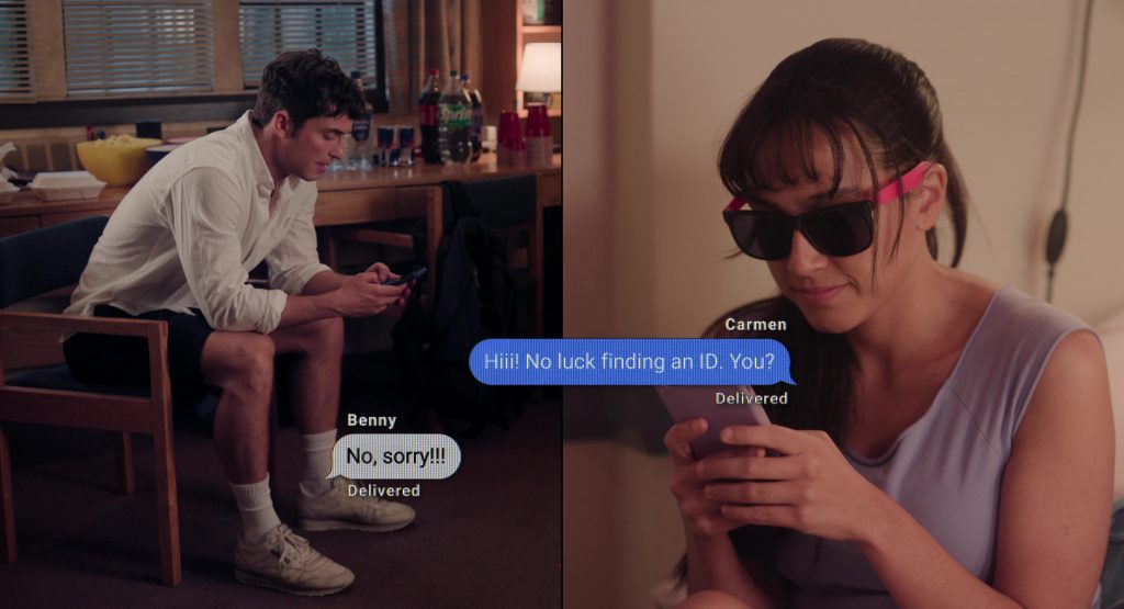 Red Bull, Sprite, Reebok Shoes in Overcompensating S01E02 “Who's That Girl” (2025) (Image 1)