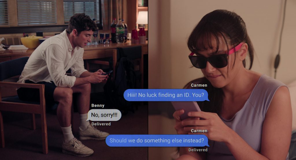 Red Bull, Sprite, Reebok Shoes in Overcompensating S01E02 “Who's That Girl” (2025) (Image 3)