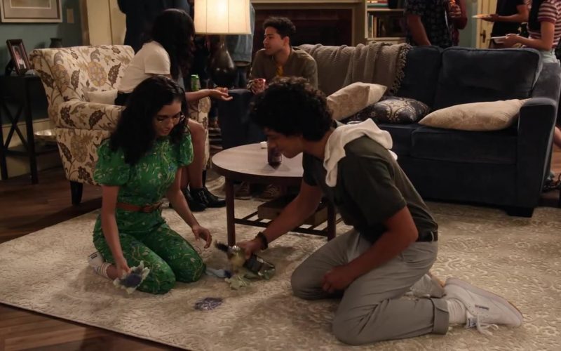 Reebok All-White Sneakers Worn by Conor Husting as Tad Cameron in The Expanding Universe of Ashley Garcia Season 1 Episode 2 “Spin, Doctor” (2020) (Image 1)