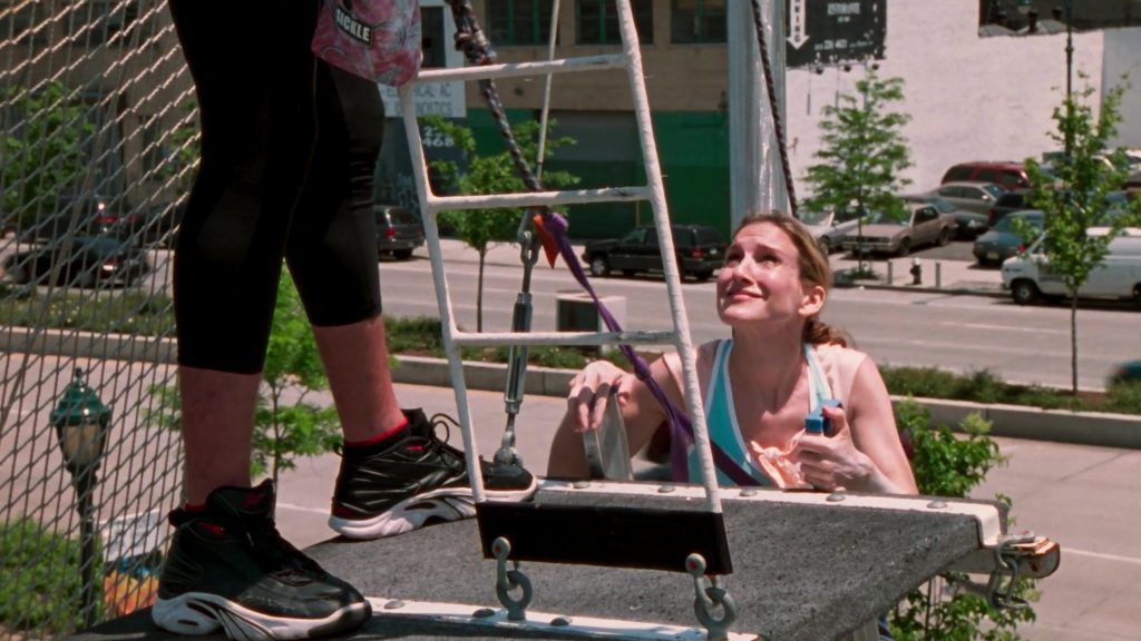 Reebok Answer 2 Sneakers in Sex and the City S06E08 “The Catch” (2003) (Image 1)