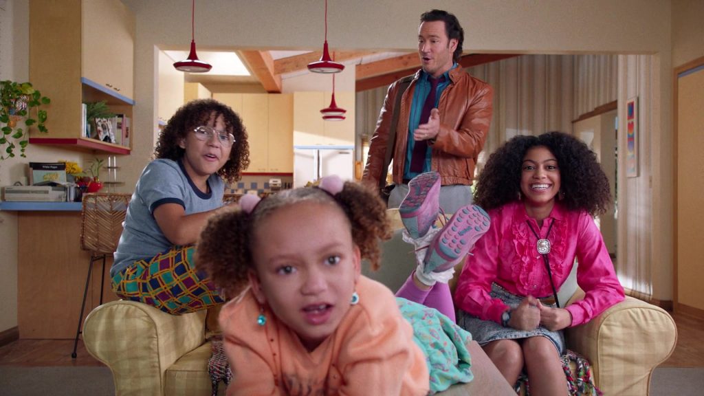 Reebok Girls Sneakers of Mykal-Michelle Harris as Santamonica Johnson in Mixed-ish S02E06 “Just the Two of Us” (2021) (Image 1)