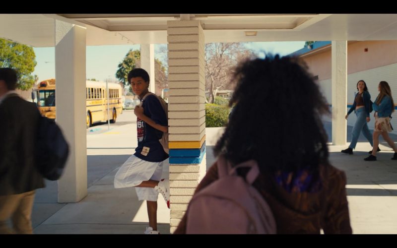Reebok Men's HiTop Sneakers of Jaden Michael as Young Colin Kaepernick in Colin in Black & White S01E05 “Crystal” (2021) (Image 1)