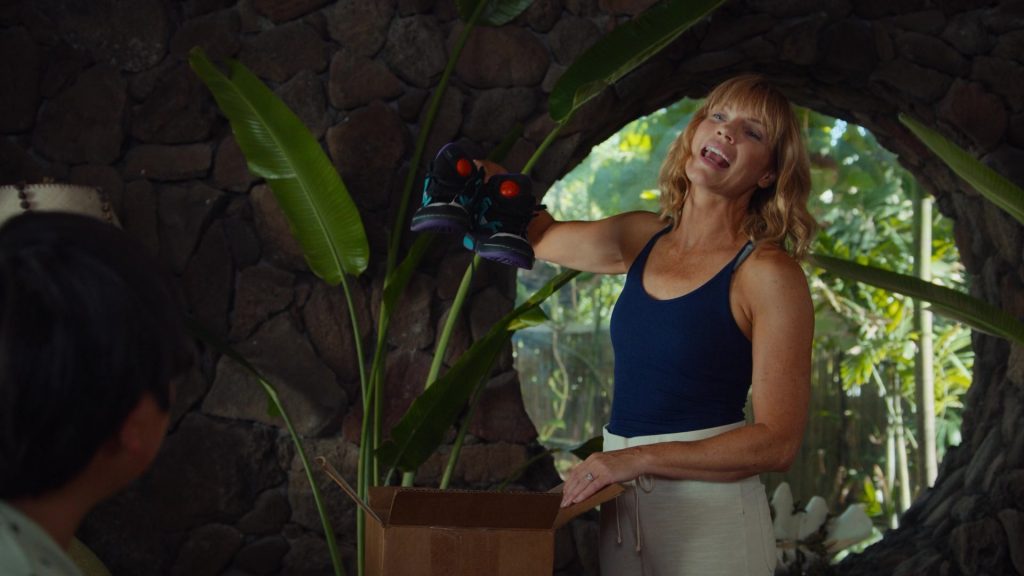 Reebok Pump Black-Teal-Purple Rare Retro Sneakers in Doogie Kamealoha, M.D. S01E05 “Dunk Cost” (2021) (Image 1)