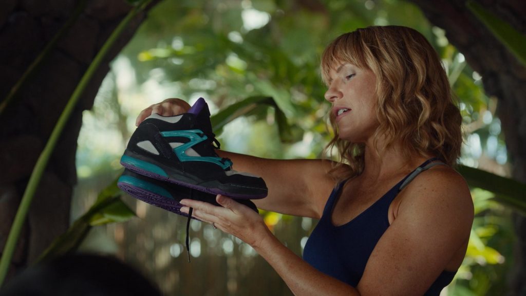 Reebok Pump Black-Teal-Purple Rare Retro Sneakers in Doogie Kamealoha, M.D. S01E05 “Dunk Cost” (2021) (Image 2)